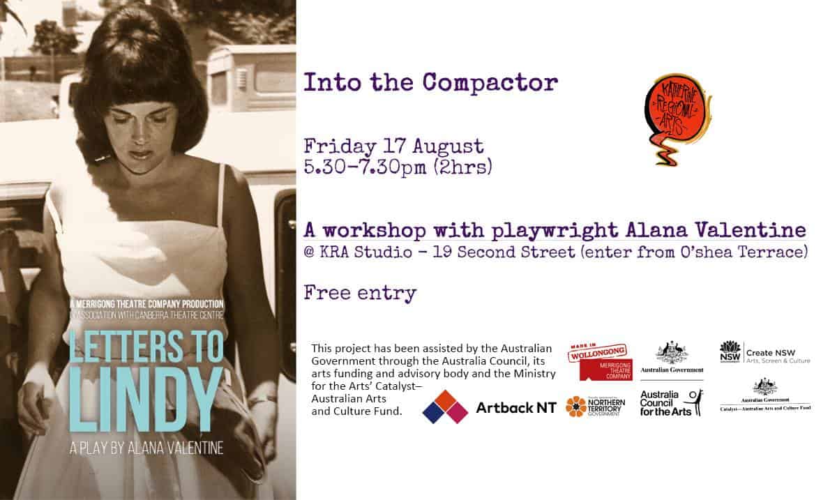 Into the Compactor - Writing Workshop with Alana Valentine